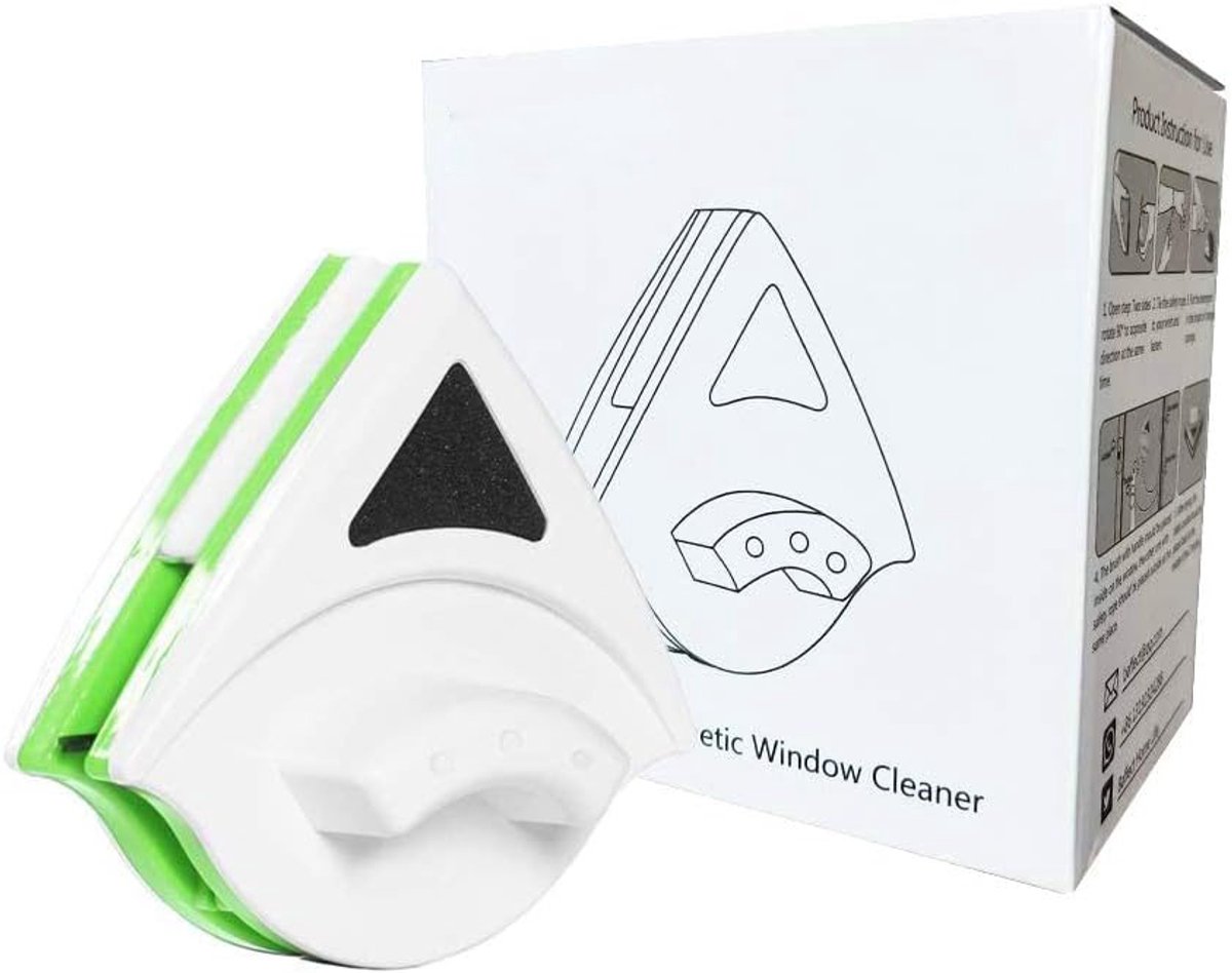Dubbele Magnetische Ramenreiniger - Ultra Sterke Glaswisser - Voor Binnen en Buiten - Ergonomische Handgreep - Dubbelzijdige Reiniging - Hoogbouw en Auto Ramen - Voor Glasdikte 15-26 mm - Professionele Glasreiniging