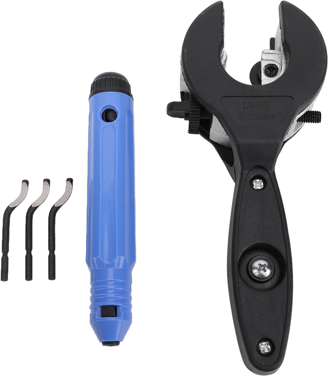Ratcheting Buizensnijder – 6‑23 mm – 1 Pijp snijgereedschap + 4 Vervangbare Mesjes