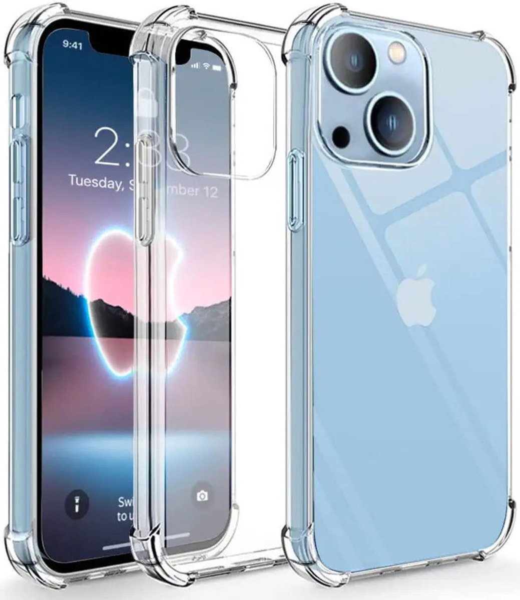 Hoesje Schokbestendig en Dun TPU Transparant Geschikt voor Apple iPhone 14