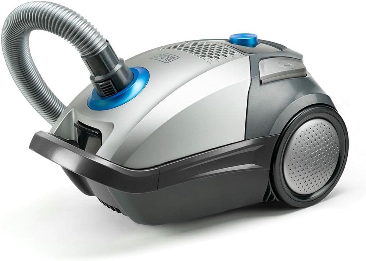 Stofzuiger met zak 700W Krachtige Zuigkracht 4 Liter Inhoud Grijs
