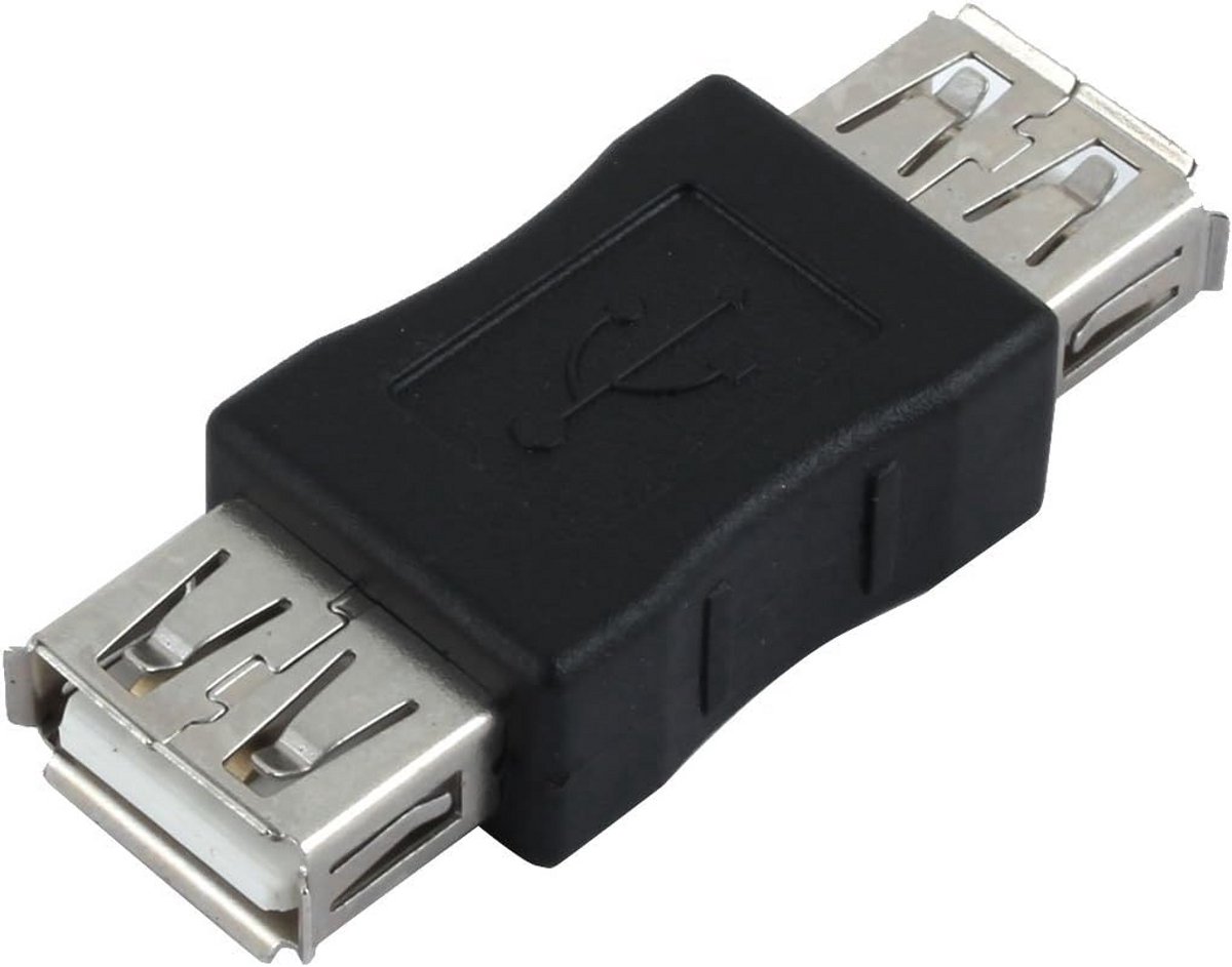 USB 2.0 Type-A Vrouwelijk naar Vrouwelijk Adapter voor Verbindingen