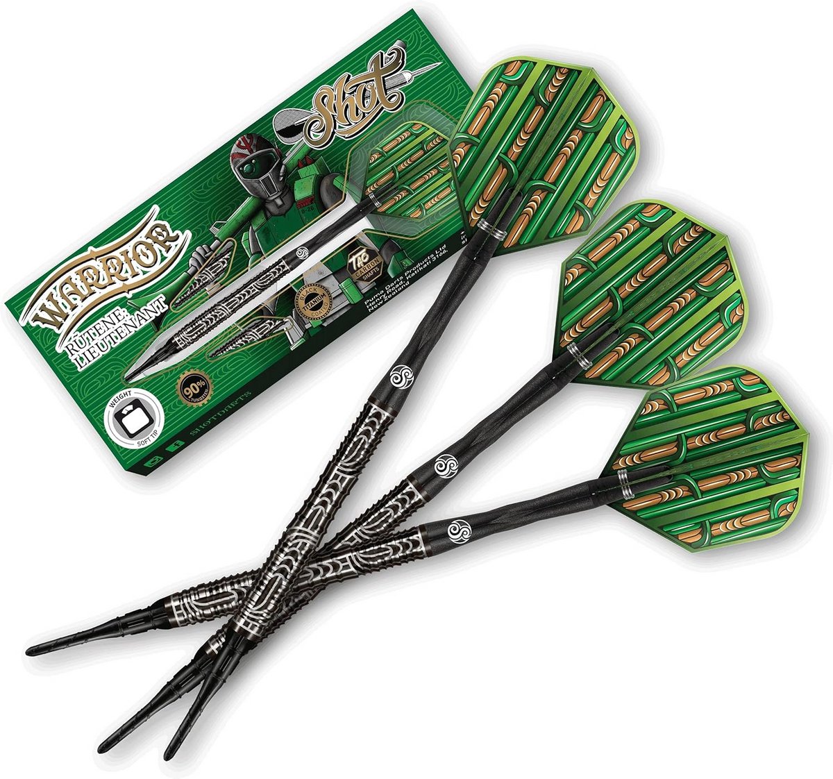 Dartpijlen Set 90% Tungsten Softtip 18 Gram