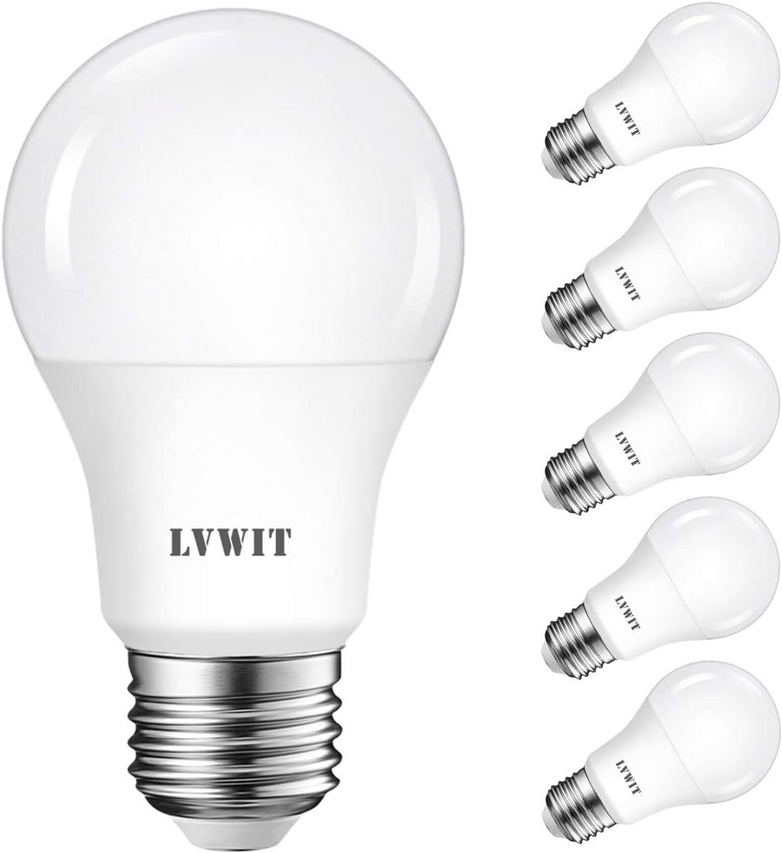 LED lamp E27 8W warm wit 2700K 806Lm vervangt 60W 6 stuks