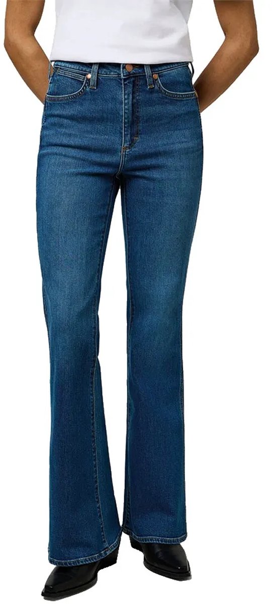Wrangler Montana Flare Fit Spijkerbroek 32 34 Vrouw Yosemite