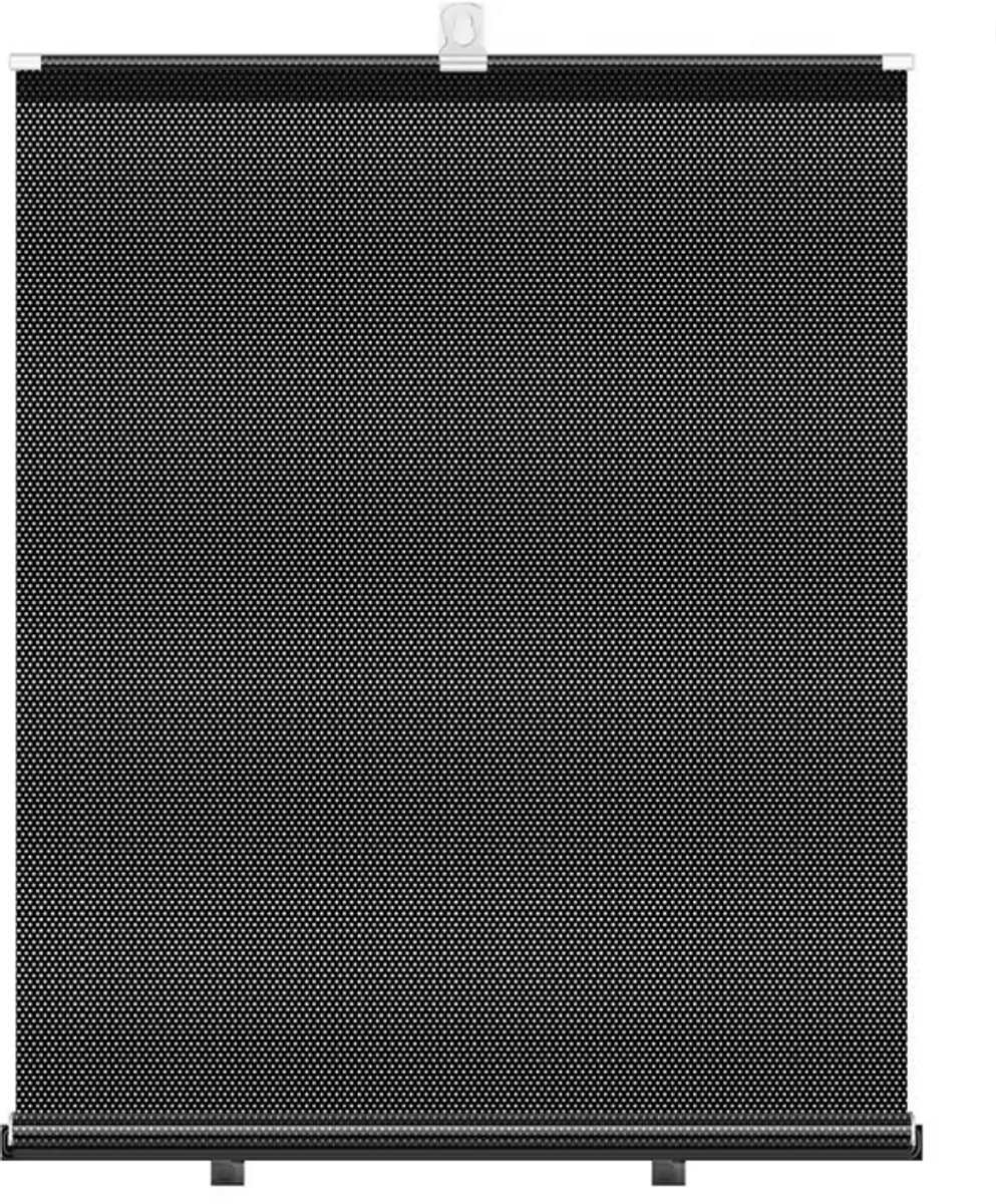 Zonnescherm met Zuignappen – Verduisterend Rolgordijn Zonder Boren – Raamzonwering – Zwart