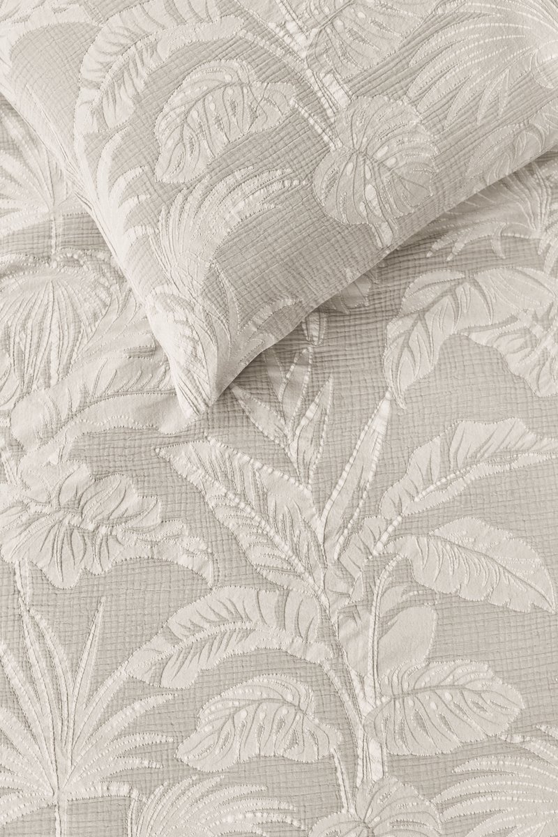 Rivièra Maison Botanica dekbedovertrek - Eenpersoons - 140 x 200/220 cm - Zand