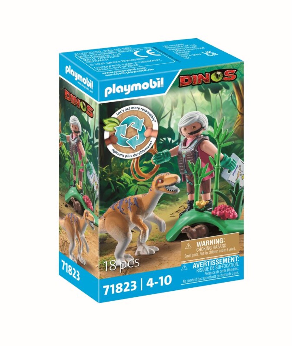 PLAYMOBIL Dinos Velociraptor 71823 — afbeelding 9