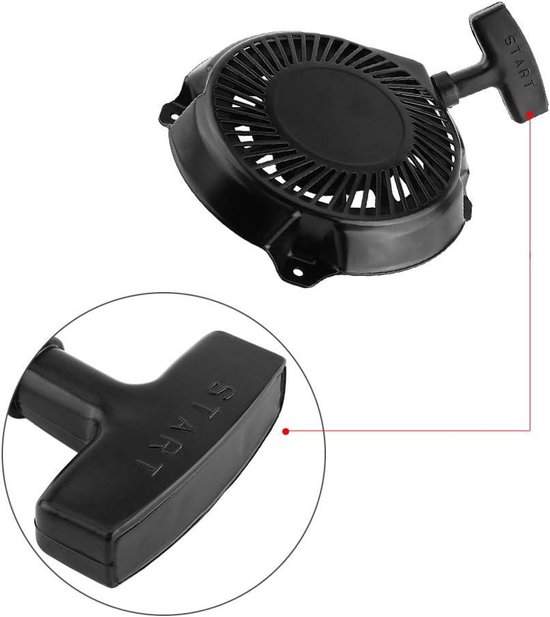Helmstok voor recoil trekstarter met coil starter voor 208cc motor van Merkloos — afbeelding 5