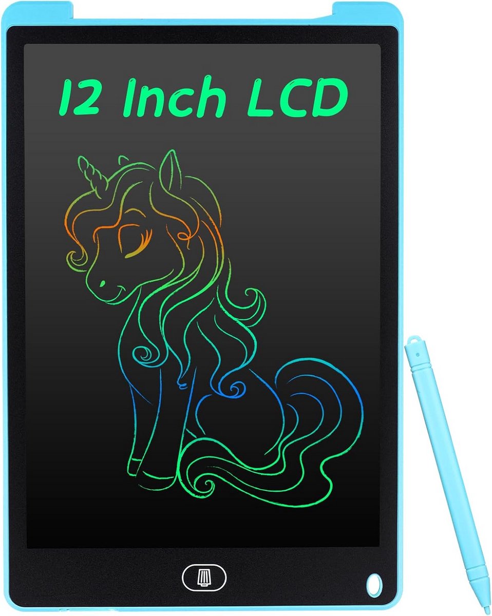 12 Inch Kleuren LCD Schrijfbord - Draagbaar Tekentablet voor Kinderen en Volwassenen
