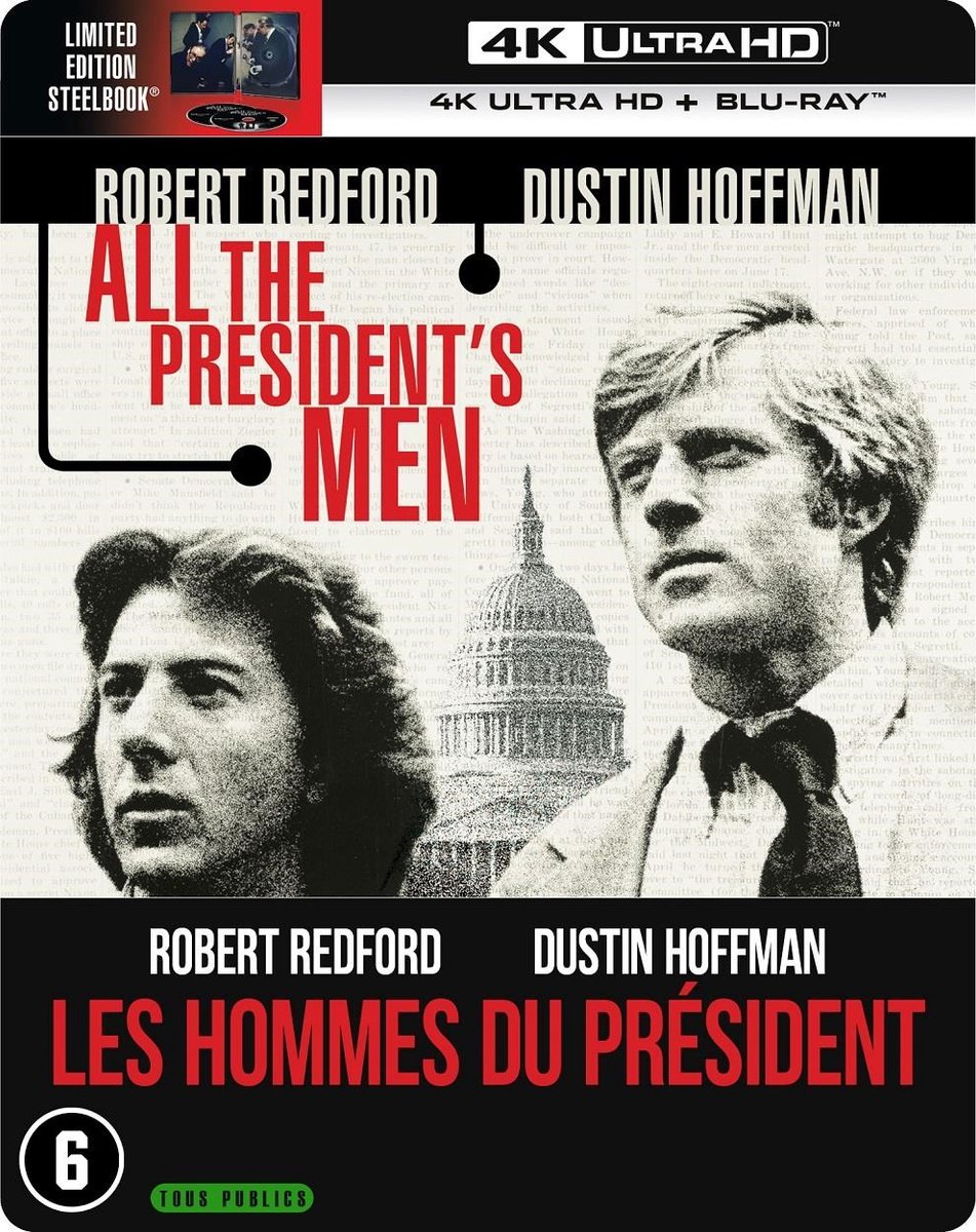 All The President's Men (4K Ultra HD Blu-ray) (Steelbook)