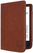 Luxe Hoesje Geschikt voor Pocketbook Touch HD 3 Hoes Cover Cognac Bruin