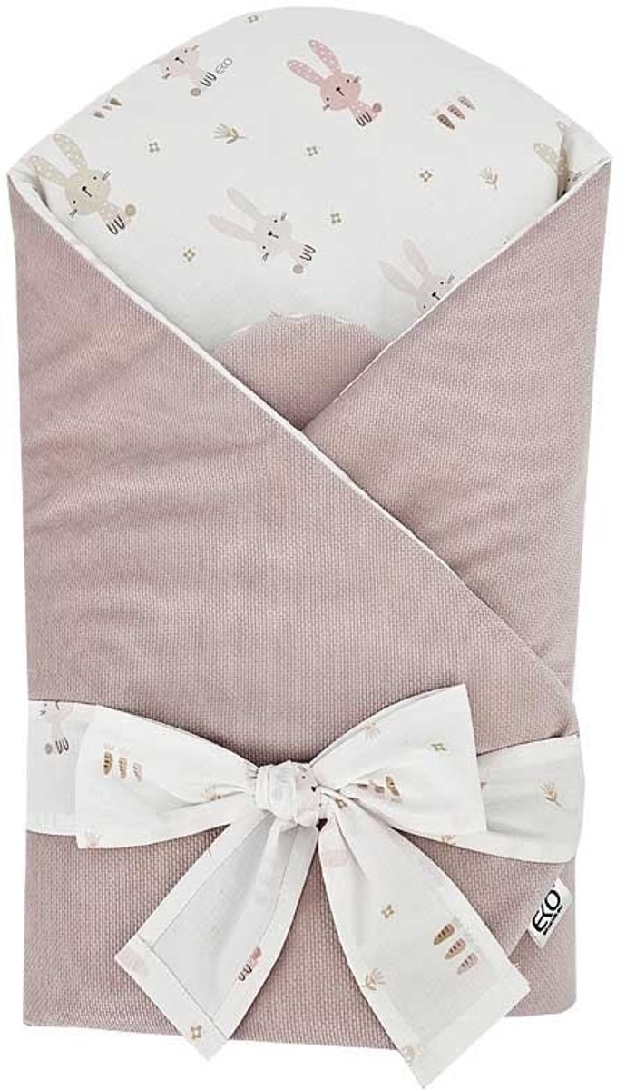 Cotton cone with VELVET BUNNY/ROSE PINK