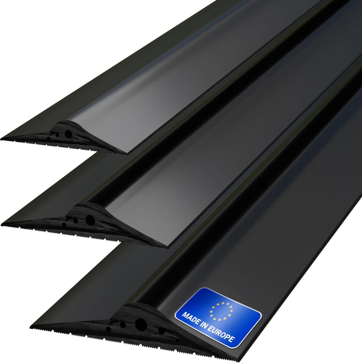 Flexibele Garagedeurafdichting EPDM Rubber - Vloer- en Drempelkit voor Tocht- en Waterdich