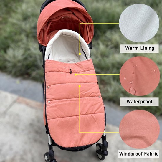 Universele Voetenzak voor Kinderwagen - Waterdicht en Warm voor Alle Seizoenen van Universele — afbeelding 3