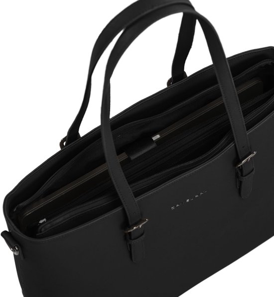 Sac à main et bandoulière Daniel Ray Lithgow, compartiment pour ordinateur portable 15,6 pouces, idéal École et le travail, fourre-tout, Zwart