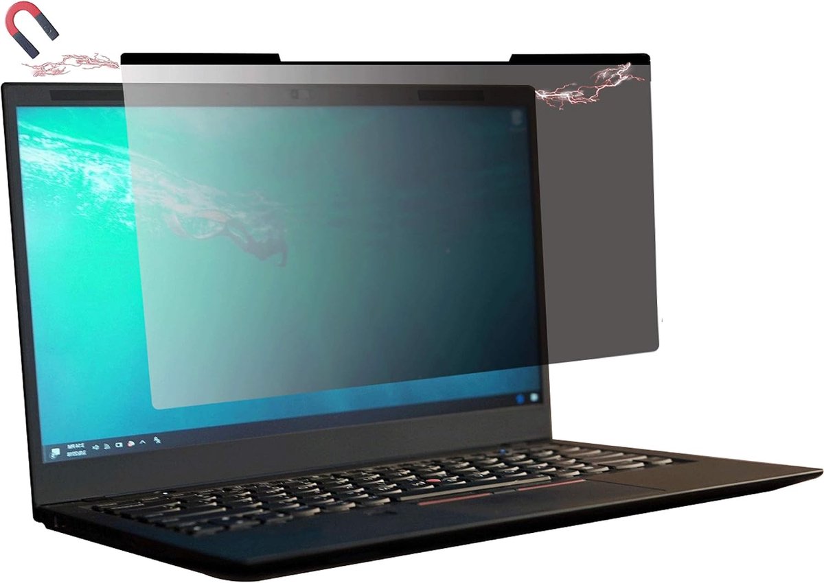 Famanu - Notebook Privacy Filter met Magnet 14.0 inch 16:9 Widescreen - Notebook Schermbeschermer
