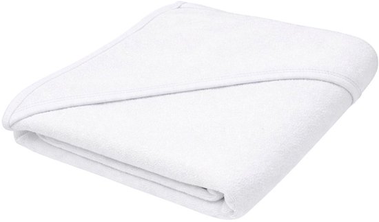 New Baby badcape met capuchon 100x100 cm - Badhanddoek — afbeelding 3