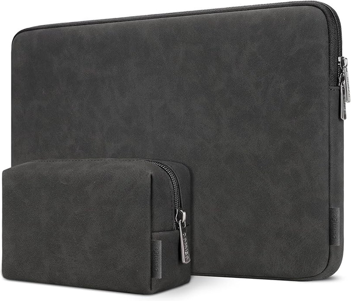 Stunq® Moderne Laptoptas - Roze Satchel met Rits - Schouder- en Crossbody Draagwijze