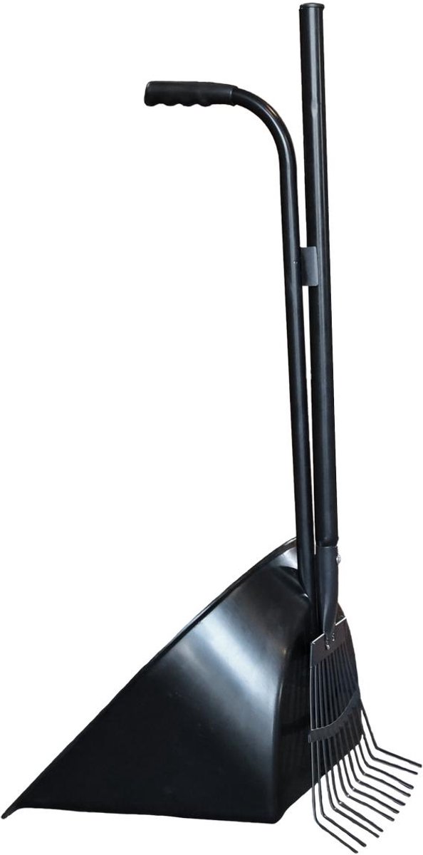 Grooming Deluxe - Mestboy met hark zwart