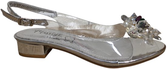 Laura Vita Maude 07 Argent Sandalen Met Hak Transparant Dames - Transparant - 40