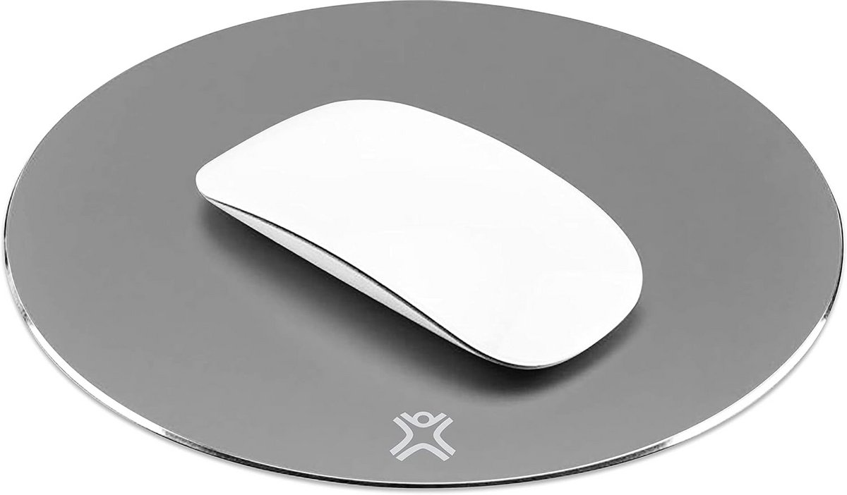 Ronde Aluminium Muismat - Space Grey