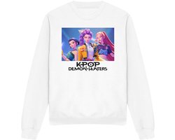 Kpop Demon Hunters Heroic Huntrix Huntrx sweatshirt - Wit - L