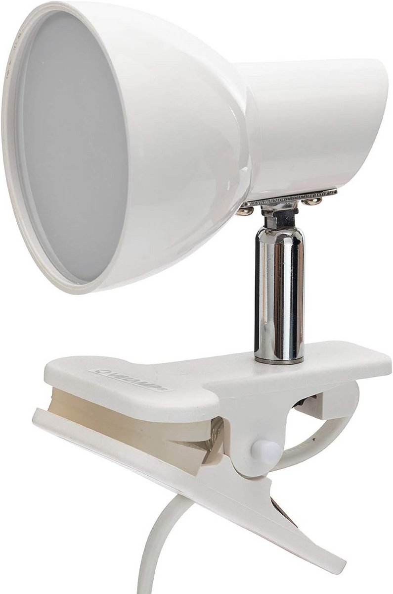24 LED Spot Met Clip - Draaibare Tafel- en Bureaulamp, Warm Licht, 360 Lumen