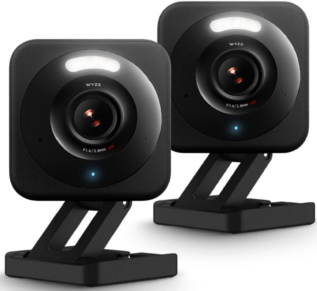 2.5K HD WiFi Smart Home Beveiligingscamera - Binnen/Buiten, Bewegingsgeactiveerde Schijnwerper, Kleur Nachtzicht, 2-weg Audio, Werkt met Alexa en Google