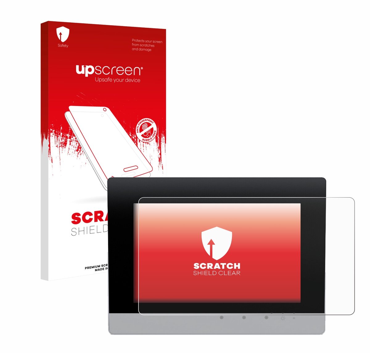 upscreen - Screenprotector voor WAGO Control Panel Touch Panel 600 - Folie Beschermfolie transparant