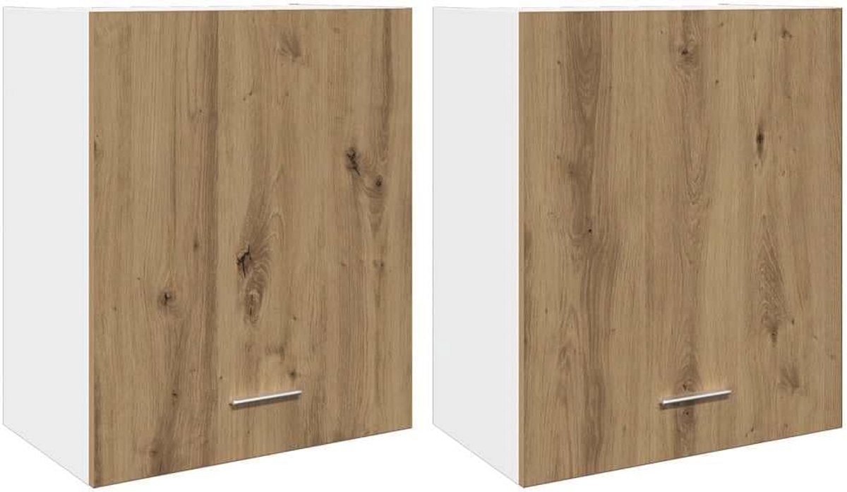 Set van 2 Wandkasten 50x31x60 cm voor Keuken of Woonkamer