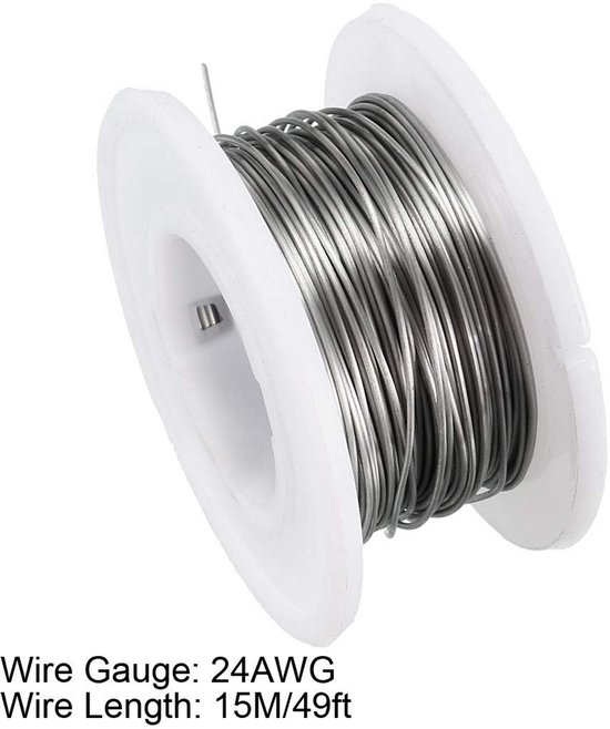 Fijn Weerstandsdraad 0,5 mm Dik 15 Meter Platina Vervanger voor ...