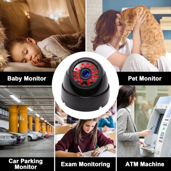 USB Dome Camera 720P Dag en Nachtzicht Waterdicht voor Beveiliging — afbeelding 2