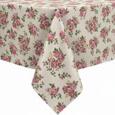 Sweetshow Nappe ronde vintage rose pour printemps, été, 152