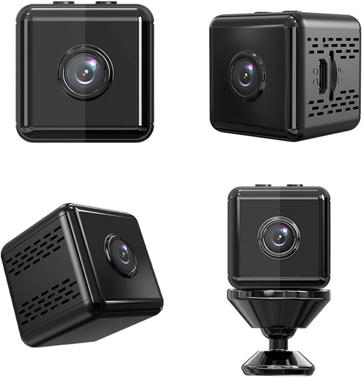 Draadloze Mini Camera met 1080p Nachtzicht en Bewegingsdetectie