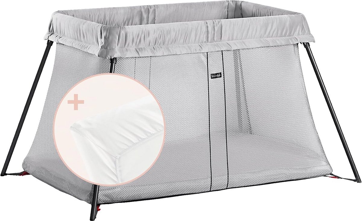 Reisbedje Light met Matrasovertrek voor Baby's - Ideaal voor Op Reis