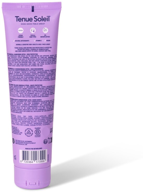 Tenue Soleil Minerale Zonnecrème SPF50 - 100 ml
