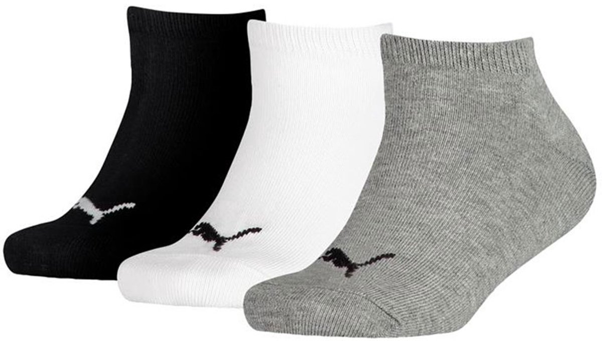 Puma 6-Pack Lage Sneakersokken Driepak Kinderen Heren Dames multi – 194010001 Multicolor