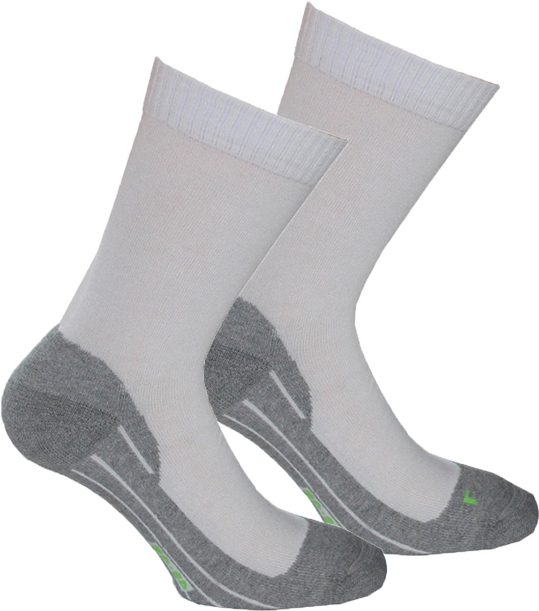Boru Bamboo Wandelsokken 3-pack – 43-45 Bamboe Walking Experience XP Unisex 2342 Wit