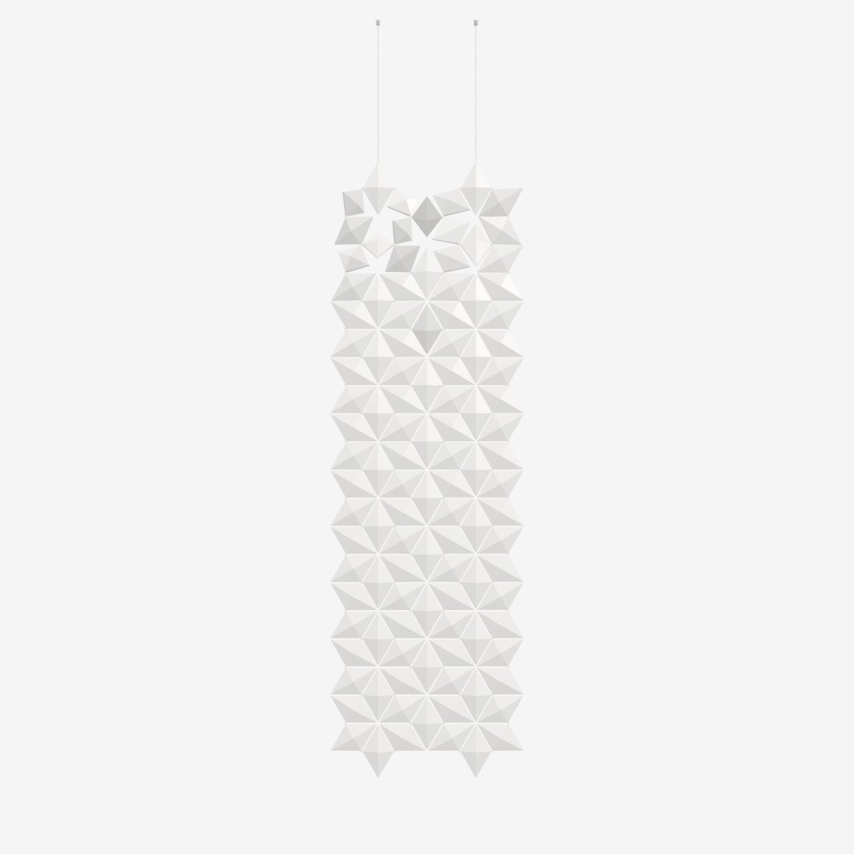 Hangend Kamerscherm Facet 68x230cm (bxh) - Wit