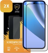 2-Pack MobyDefend Screenprotectors - Geschikt voor Google Pixel 10a - Screensavers Met Zwarte Randen - Gehard Glas