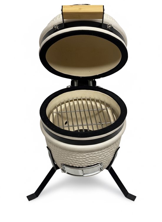 Own grill keramische kamado barbecue 13 inch Mini creme V2 van Own — afbeelding 3