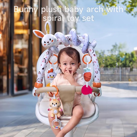Activity Spiraal Kinderwagen Speelgoed voor Baby's 0-12 maanden — afbeelding 3