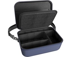Harde shell cameratas voor digitale camera's - Marineblauw - Geschikt voor Canon EOS 2000D, Canon EOS 4000D, Canon EOS R50, Canon EOS 250D, Nikon D7500 en Sony spiegelloze camera's - L - Draagtas