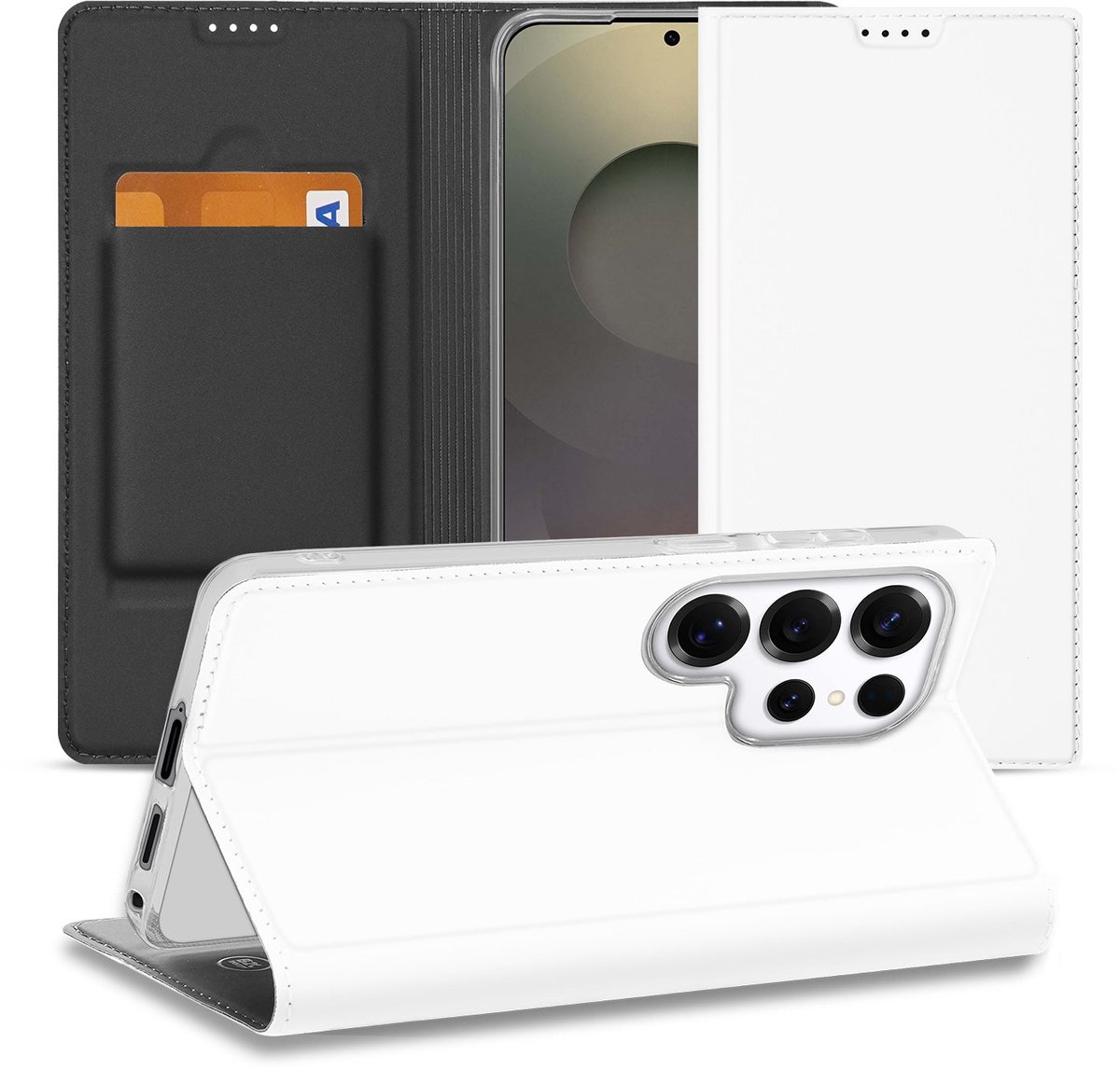 Samsung Galaxy S26 Ultra Stand Case Hoesje Wit