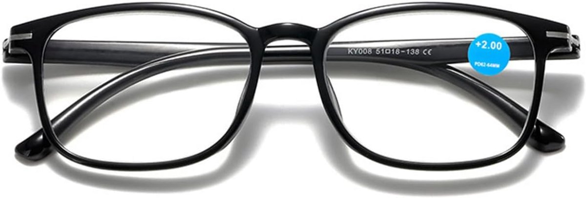 Comfortabele Leesbril TR90 met Blauwlichtfilter | Ultralicht Unisex Computerbril | Diverse Sterktes