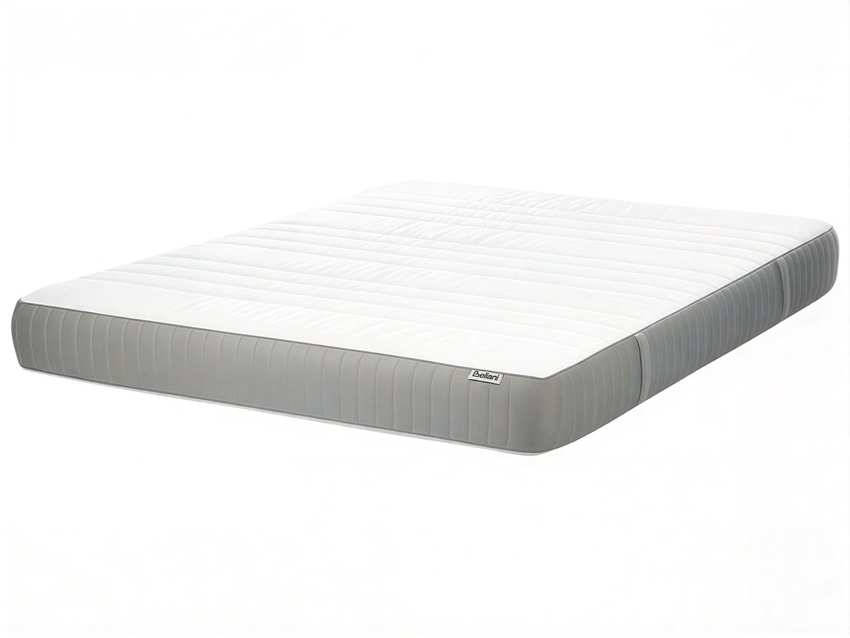 Beliani HAPPINESS - Gelschuimmatras stevig - Wit - 180 x 200 cm - Polyester