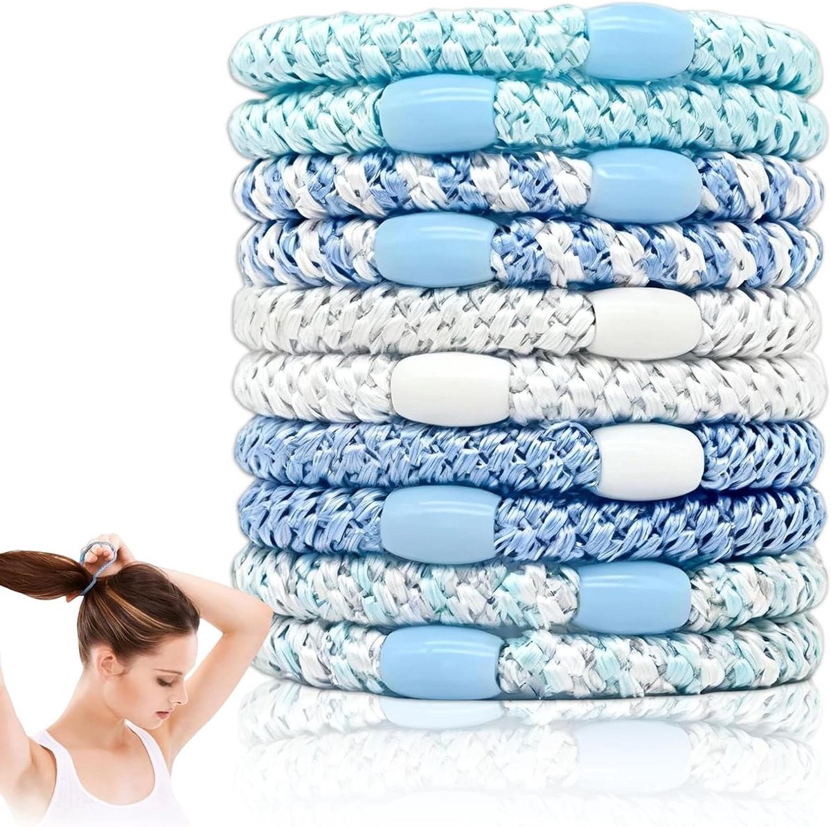 Haarelastiekjes Set - Elastisch en Duurzaam Haaraccessoire voor Stijlvolle Styling