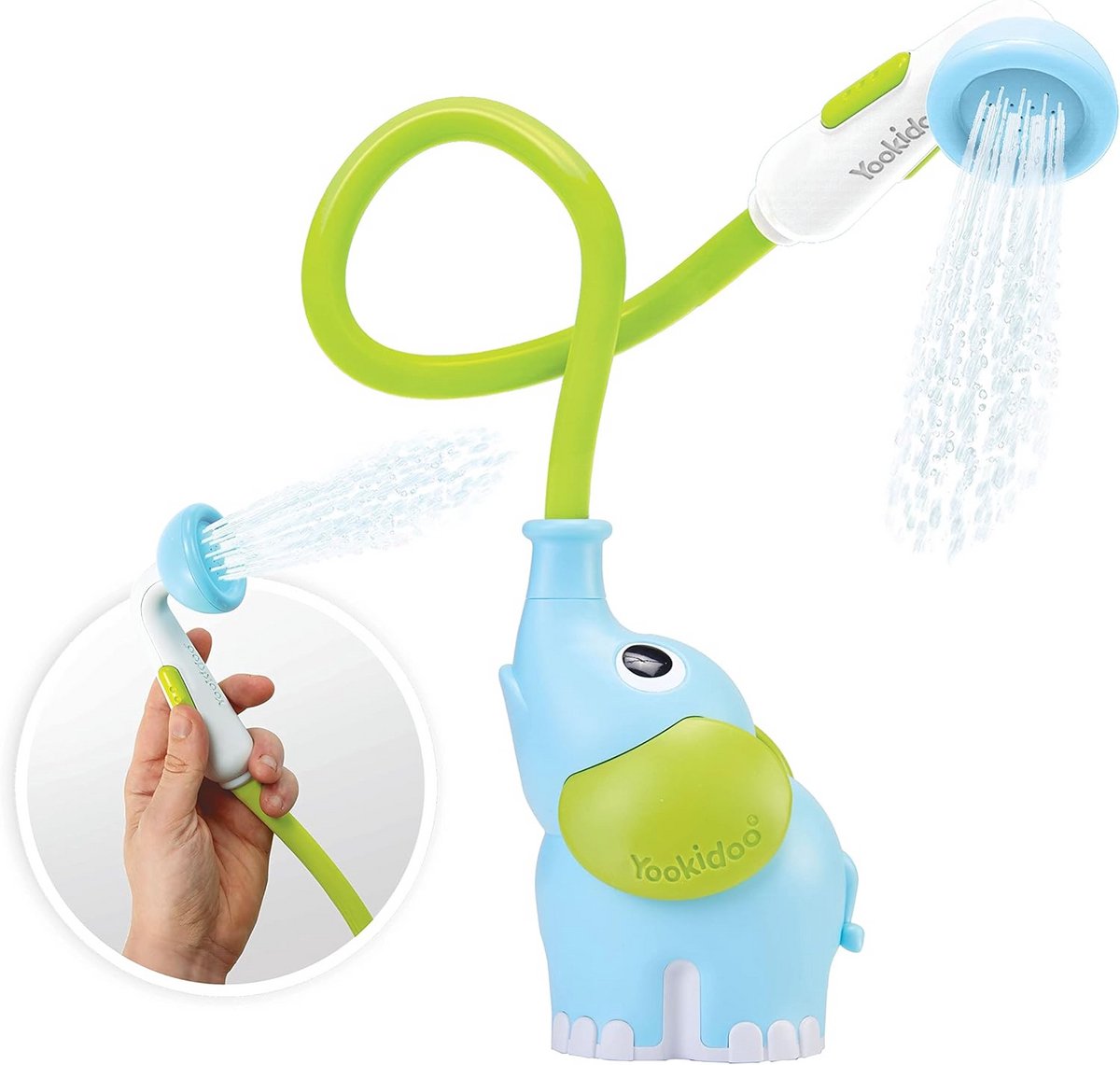 Olifant Handdouche voor Babybad en Douche - Leuk en Leerzaam Speelgoed 0-2 Jaar