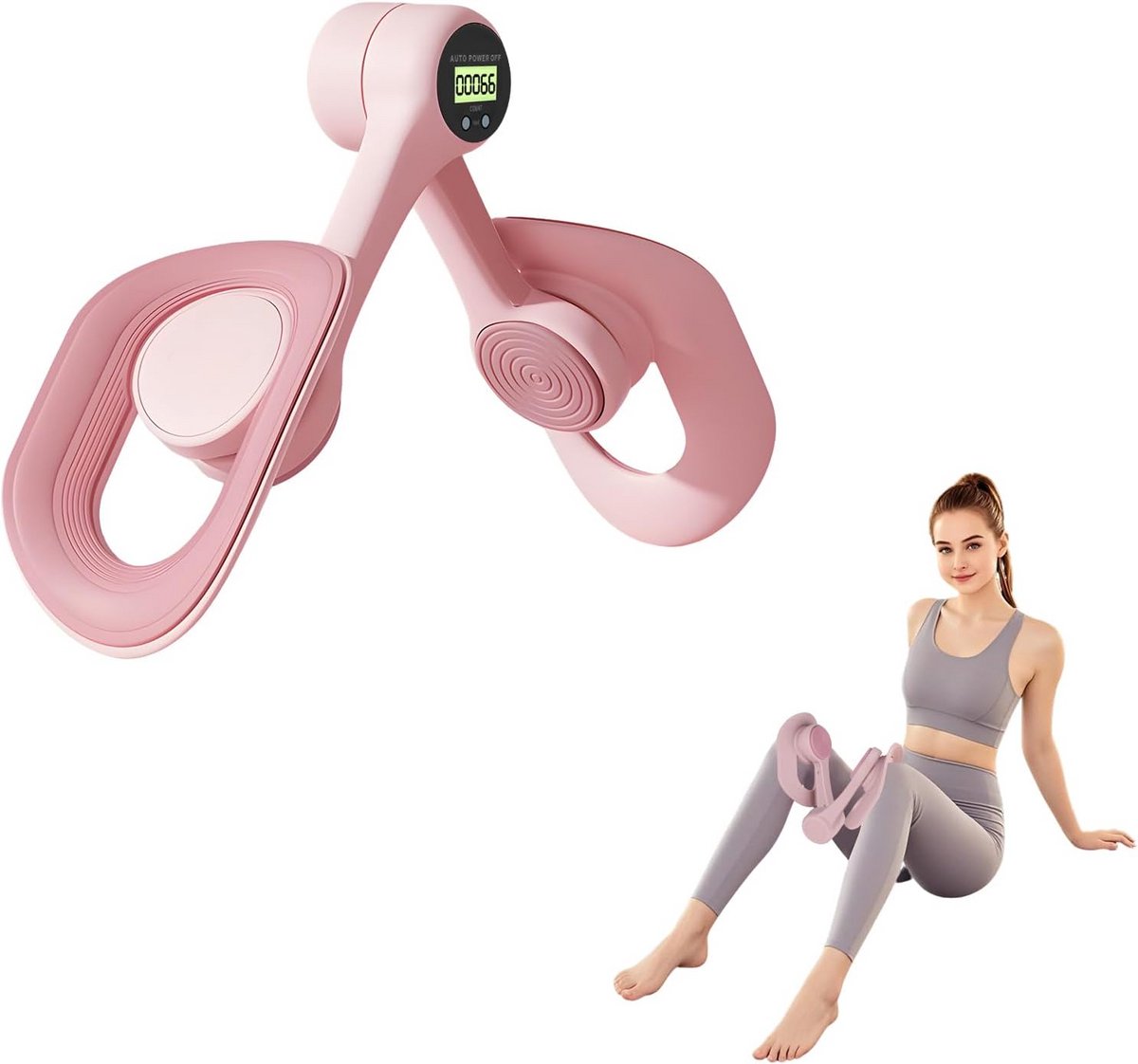 Bekkenbodemtrainer voor Vrouwen – Oefenapparaat voor Sterke Bekkenbodemspieren en Binnenste Dijbeenspieren