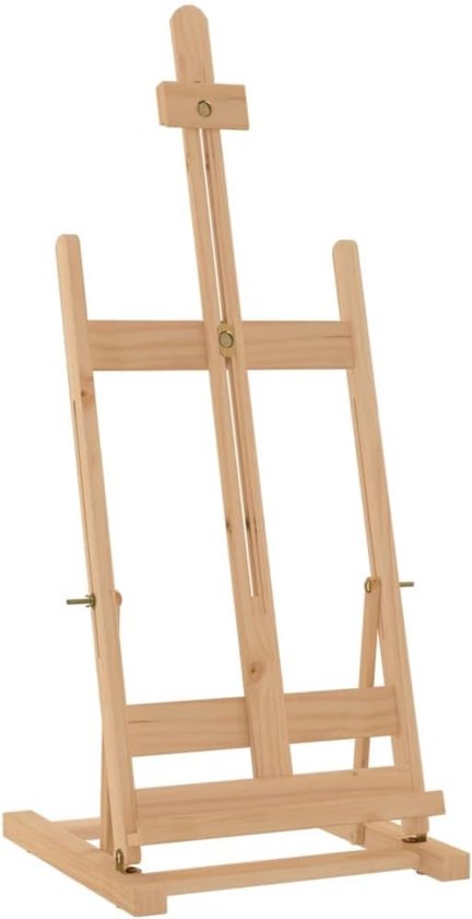 Foto: Houten tafel ezel voor kunstenaars en studenten massief grenenhout